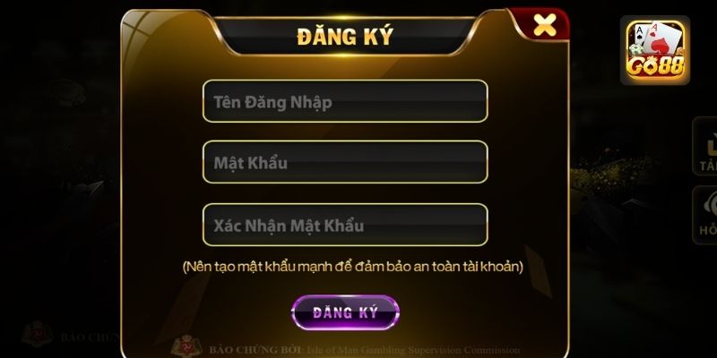 Đăng ký Go88